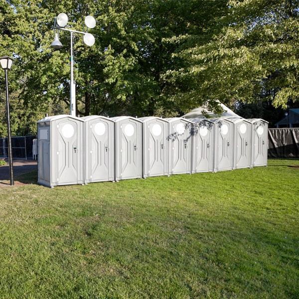 we offer branding and customization options for our special event portable toilets to help enhance the overall event experience